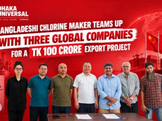 A Bangladeshi chlorine maker teams up with three global companies for a Tk 100 crore export project