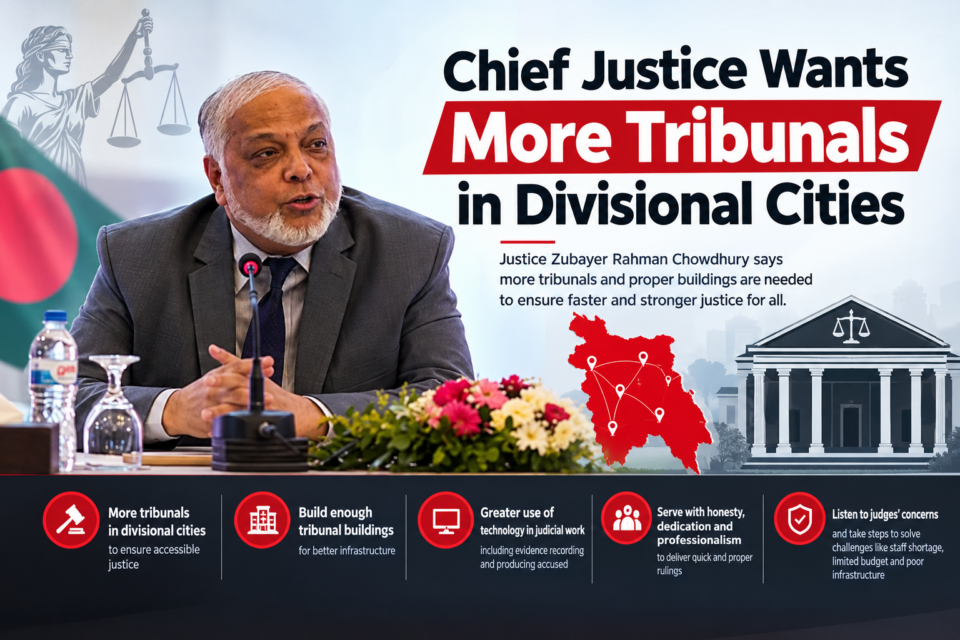 Chief Justice Wants More Tribunals in Divisional Cities