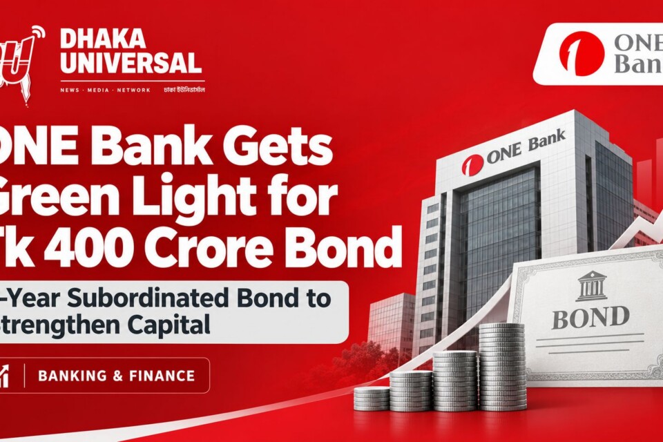 ONE Bank Gets Green Light for Tk 400 Crore Bond to Strengthen Its Capital