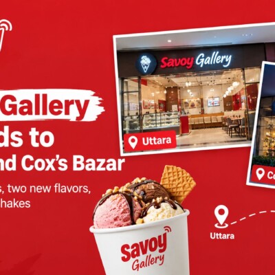 Savoy Gallery takes its ice cream from Banani to the beach in Cox's Bazar