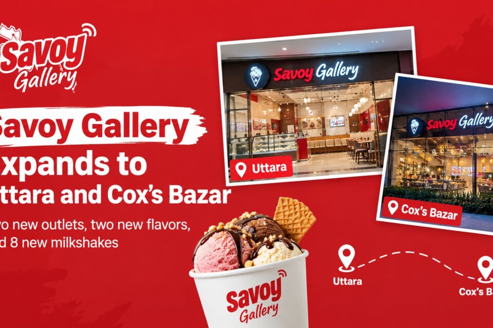 Savoy Gallery takes its ice cream from Banani to the beach in Cox's Bazar